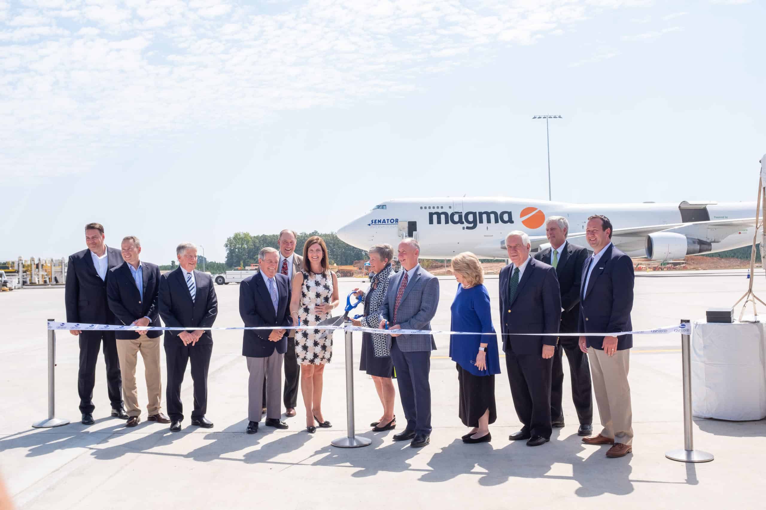 GSP Airport Cargo Facility ribbon cutting ceremony
